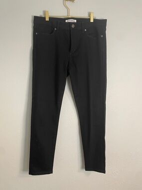 Banana Republic Women’s Skinny Ankle Premium Black Denim
